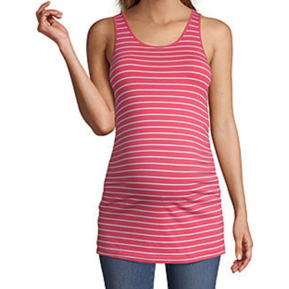 Belle & Sky Maternity Tank M NWT